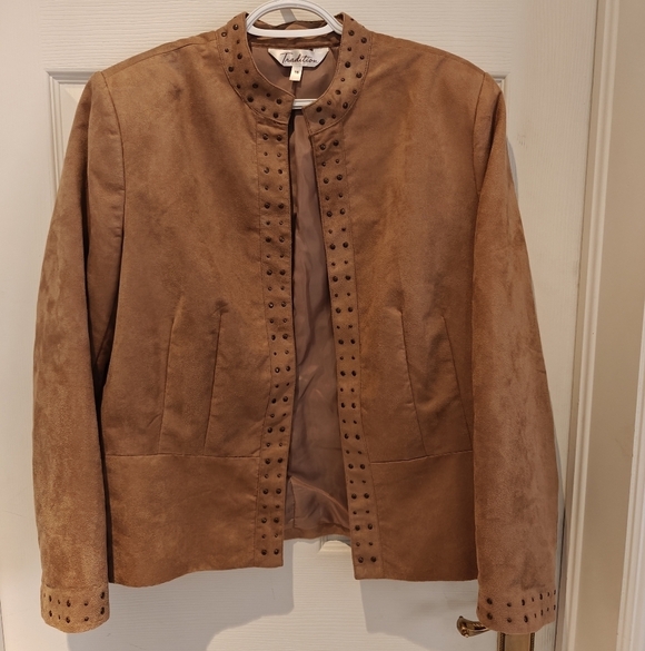 Tradition Jackets & Blazers - TRADITION Faux Suede Jacket Western Country Style